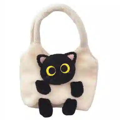 公主恋人 猫猫挎包 创意软萌包包 不掉毛 不掉色 填充饱满 实用 玩偶周边