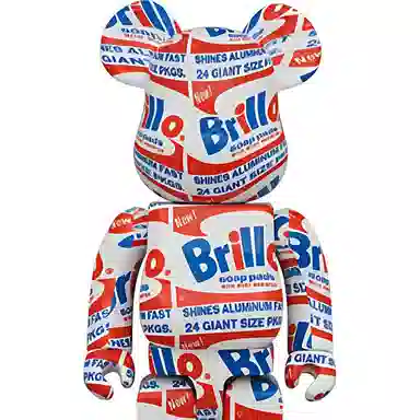 BERBRICK x Andy Warhol 1000400100 brillo 7cm28cm70cm