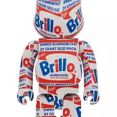 BERBRICK x Andy Warhol 1000400100 brillo 7cm28cm70cm