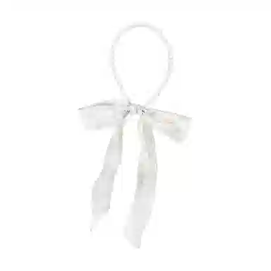 芒果饰品 新中式丝巾绑发飘带 编发丝带 发带 女款