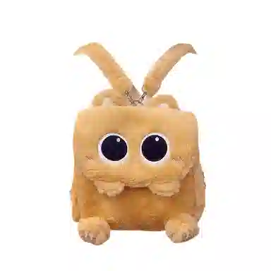 公主恋人 呆萌方形猫咪双肩包创意公仔包包 填充饱满柔软不掉色不掉毛 玩偶周边