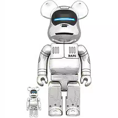 BERBRICK x HajimeSorayama x BAPE BABY MILO 7cm28cm