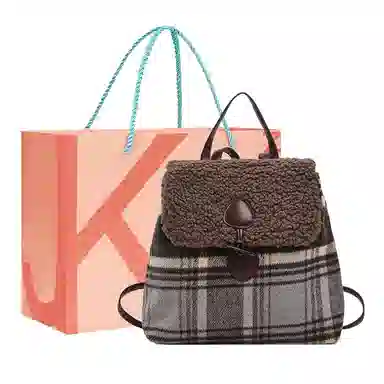 Jane Klain Backpack Blue/Grey