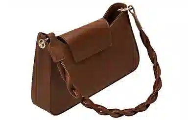 Jane Klain Woven Checkered Shoulder Bag