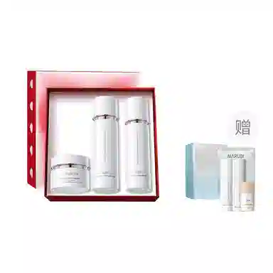丸美 白色之恋组合 抗老 黑色色素粉碎机 护肤礼盒套装 淡纹舒缓 提亮 保湿美白滋润 水乳质地保湿 轻薄不粘腻