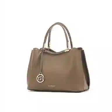 红蜻蜓 经典优雅系列荔枝纹真皮曲线 牛皮 手提包 常规 女款 多色