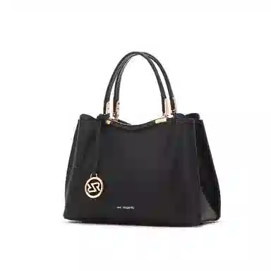 红蜻蜓 经典优雅系列荔枝纹真皮曲线 牛皮 手提包 常规 女款 多色