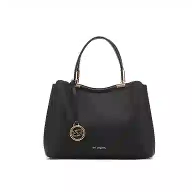 红蜻蜓 经典优雅系列荔枝纹真皮曲线 牛皮 手提包 常规 女款 多色