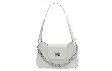 Jane Klain Baguette Bag Off-White