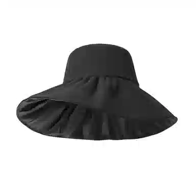 北极绒 黑胶大帽檐防晒 聚酯纤维 渔夫帽 男女同款情侣款