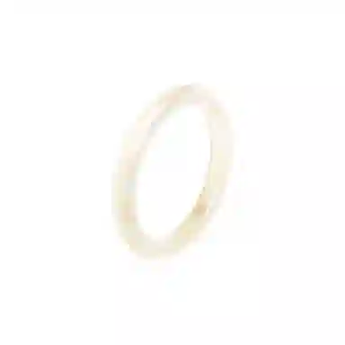 赛菲尔 香槟白月光荔枝冻冰年轻款 新中式国潮经典传承高级感设计 正圈平安镯 新中式国潮古风浅香槟 玉髓 手镯 女款