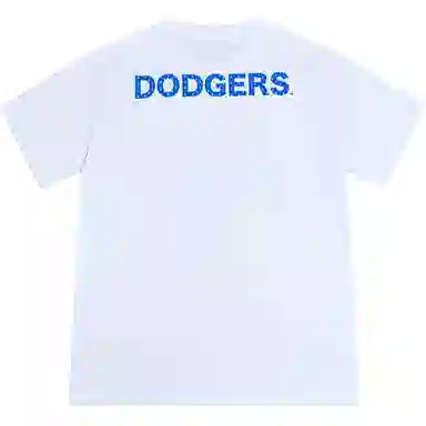 New Era MLB Los Angeles Dodgers Classic LA Print T-Shirt White