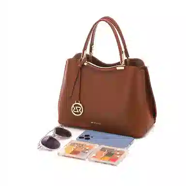 红蜻蜓 经典优雅系列荔枝纹真皮曲线 牛皮 手提包 常规 女款 多色