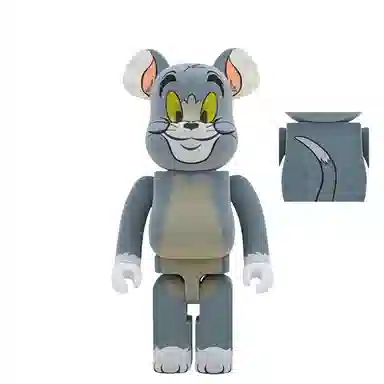 BE@RBRICK Jerry Tom Flocked Version