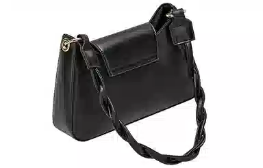 Jane Klain Woven Checkered Shoulder Bag