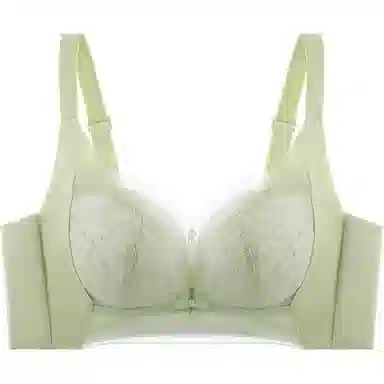 浪莎 纯色蕾丝简约舒适聚拢文胸 女款