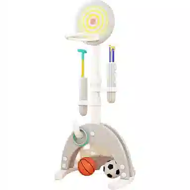 启启 可升降篮球架 室内户外投篮框 早教益智玩具