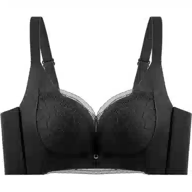 浪莎 纯色蕾丝简约舒适聚拢文胸 女款