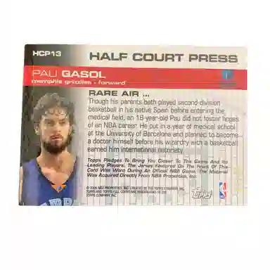 Topps 2006Full Court Pau Gasol 0599