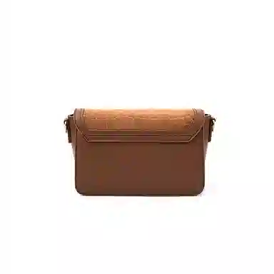 维尼奥 高级感复古小众小方包简约百搭通勤 合成革 单肩包斜挎包 女款 棕色/粉色/红色