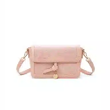 维尼奥 高级感复古小众小方包简约百搭通勤 合成革 单肩包斜挎包 女款 棕色/粉色/红色