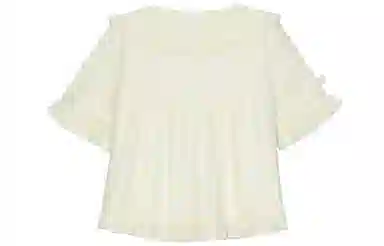 森女部落 花铃湖畔 原创森系娃娃衫上衣田园风衬衫