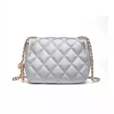 Red Dragonfly Quilted Leather Bag