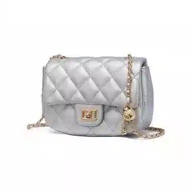 Red Dragonfly Quilted Leather Bag