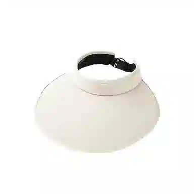 北极绒 遮阳加大帽檐遮脸户外空顶 涤纶 防晒帽 男女同款情侣款