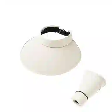 北极绒 遮阳加大帽檐遮脸户外空顶 涤纶 防晒帽 男女同款情侣款