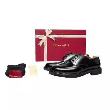 Thom Wills Derby Shoes Black