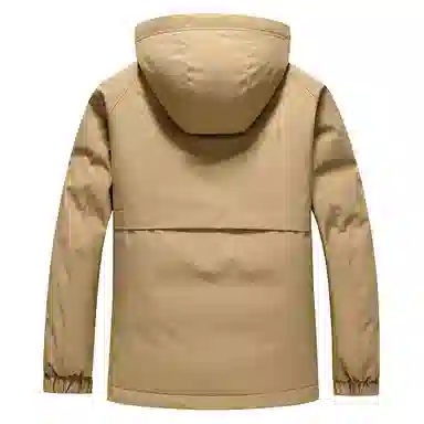 鸭鸭 休闲时尚机能风纯色工装宽松保暖百搭羽绒服 男女同款