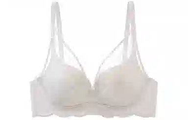 莫代尔 小胸聚拢显大蕾丝不空杯美背收副乳防下垂文胸 女款