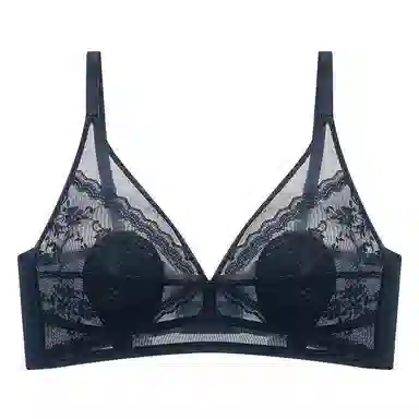 莫代尔 纯色薄款蕾丝文胸 女款