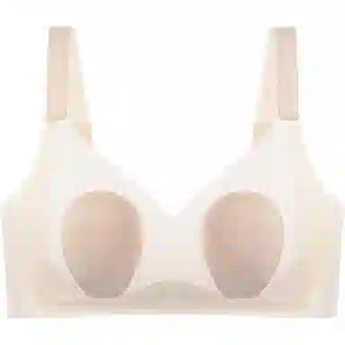 莫代尔 超薄款兔耳朵大胸显小胸无痕聚拢收副乳防下垂上托文胸 女款 组合装