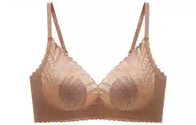 浪莎 简约大胸显小防下垂收副乳无痕文胸