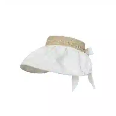 木林森 韩版小花朵提花黑胶大檐遮阳遮脸空顶出游防紫外线太阳潮 涤纶 防晒帽 女款