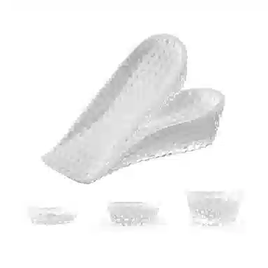 足印部落 单鞋专用硅胶防滑七分半垫增高 鞋垫 男女同款情侣款