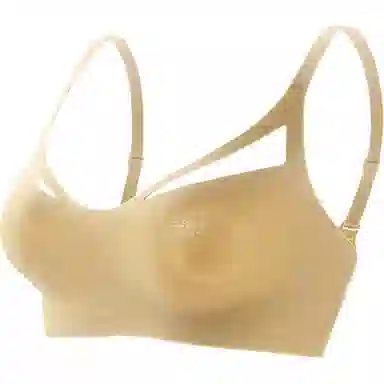 莫代尔 无痕聚拢美背收副乳透气防下垂无钢圈文胸 女款