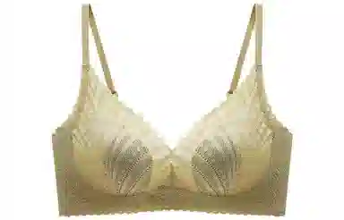 浪莎 简约大胸显小防下垂收副乳无痕文胸