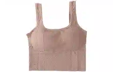 浪莎 纯色休闲美背式运动文胸