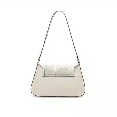 古伊西 白天鹅系列 新中式国风刺绣单肩包 牛皮 小众设计时尚马面裙旗袍腋下包 女款 雅白