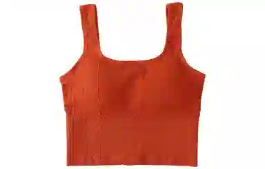 浪莎 纯色休闲美背式运动文胸