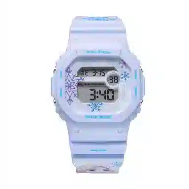 Disney Waterproof 50M Rubber Strap Gray Dial