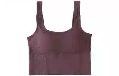 浪莎 纯色休闲美背式运动文胸
