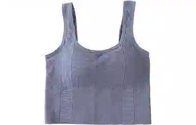 浪莎 纯色休闲美背式运动文胸