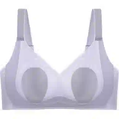 莫代尔 超薄款兔耳朵大胸显小胸无痕聚拢收副乳防下垂上托文胸 女款 组合装
