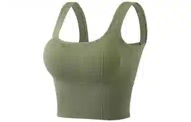 浪莎 纯色休闲美背式运动文胸