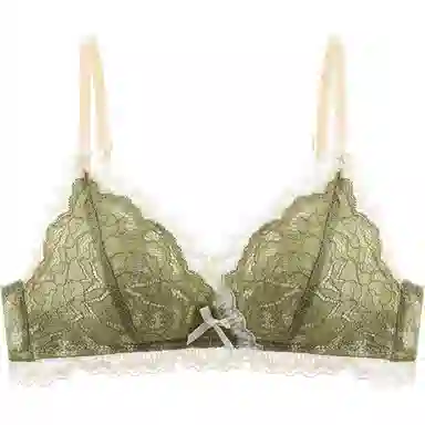 莫代尔 小胸聚拢无钢圈超薄蕾丝文胸 女款