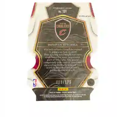 PANINI 2022-23select 175